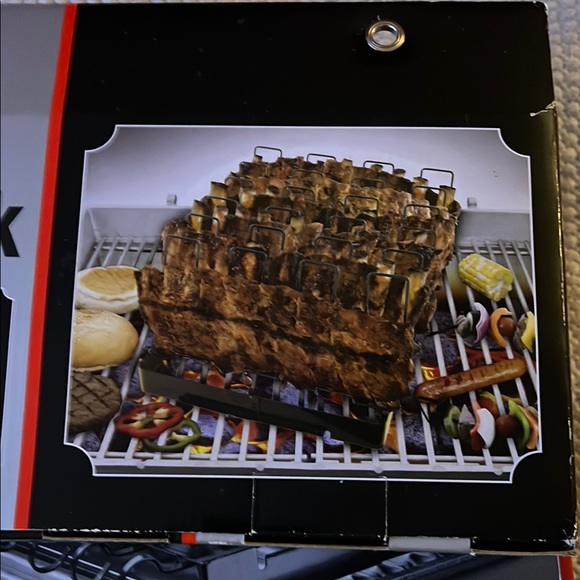 Non-Stick Rib Rack - Black by - Picture 10 of 11